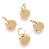 Ion Plating(IP) 304 Stainless Steel Charms X-EJEW-L238-03A-G-1