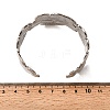 304 Stainless Steel Cuff Bangles BJEW-L705-04B-P-5