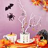 Halloween Theme Alloy Enamel Pendant Decorations HJEW-AB00251-5