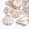 Electroplate Sea Shell Pendants SSHEL-S262-34-1