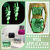 300Pcs 3 Styles Acrylic Mirror Sew on Rhinestones FIND-WR0012-08B-5