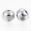 Tarnish Resistant 304 Stainless Steel Beads STAS-G154-36-8mm-2