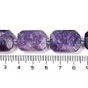 Natural Lepidolite Beads Strands G-B125-P25-01-4