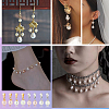 32Pcs Shell Pearl Pendants PALLOY-PH01823-5
