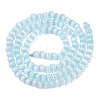 Glass Imitation Cat Eye Beads Strands GLAA-N075-01A-03-2