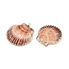 Natural Scallop Shell Pendants SSHEL-N038-17-2