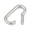 Brass Spring Gate Rings KK-S527-01P-B-2