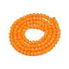 Opaque Solid Color Imitation Jade Glass Beads Strands EGLA-A044-P3mm-D29-3