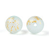 Baking Paint Glass Beads DGLA-N014-8mm-01K-2