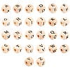 ddPrinted Natural Wood Beads WOOD-KS0001-12-13