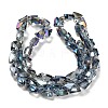 Electroplate Glass Beads Strands EGLA-P066-02A-HP04-2