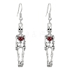 Alloy Enamel Pendant Dangle Earrings PW-WG2DBDB-04-1