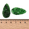 Natural Myanmar Jade Dyed Cabochons G-C283-04-3