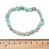 Natural Amazonite Bead Stretch Bracelets BJEW-K213-06-3