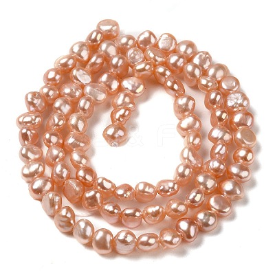 Natural Cultured Freshwater Pearl Beads Strands PEAR-E017-35-1