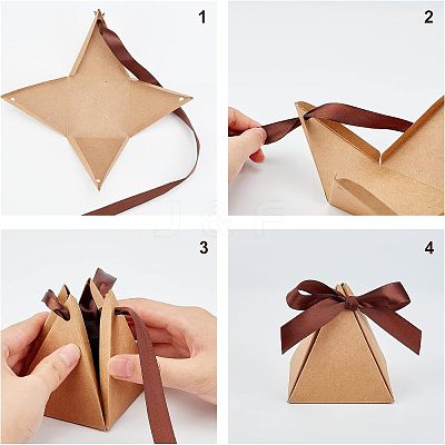 Paper Jewelry Box CON-WH0076-12C-1