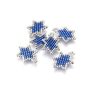 MIYUKI & TOHO Handmade Japanese Seed Beads Pendants SEED-A027-QA04-1