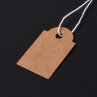 Kraft Paper Tags AJEW-C019-01-1