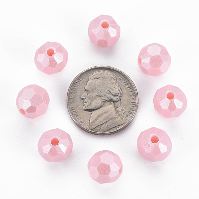 Opaque Acrylic Beads MACR-S373-69-A02-1