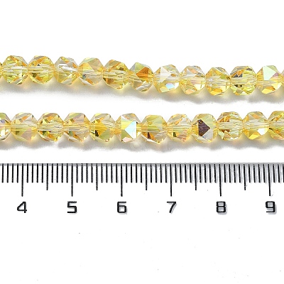 Electroplate Glass Beads X-EGLA-L018-B-AB06-1