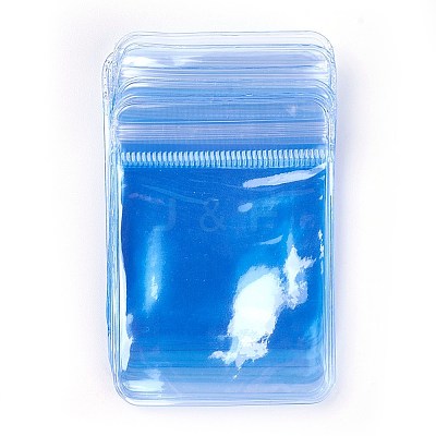 Rectangle PVC Resealable Packaging Bags OPP-R005-9x13-1