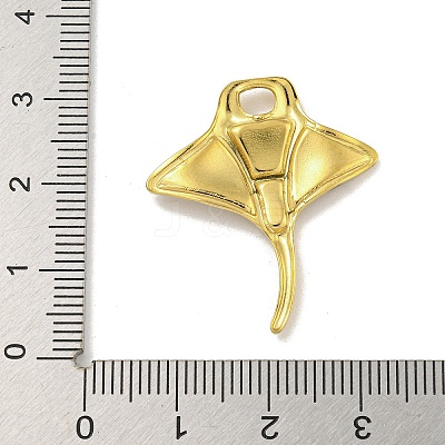 Ion Plating(IP) 304 Stainless Steel Pave Paua Shell Pendants STAS-S146-13G-1
