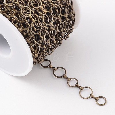 Brass Handmade Chains CHR024-CK142-AB-NF-1
