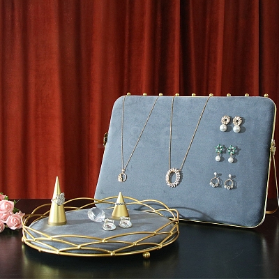 Velvet Jewelry Display Rack PW-WG47714-01-1