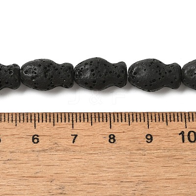 Natural Lava Rock Beads Strands G-U007-01L-1