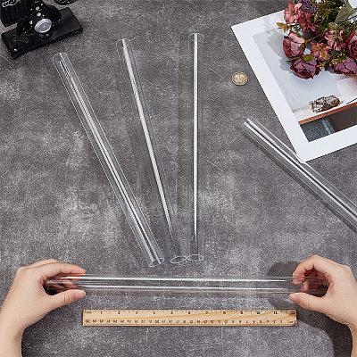 Acrylic Round Tube LS-DIY-WH0899-672B-1