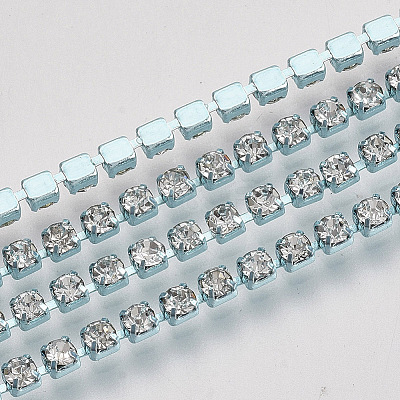 Electrophoresis Iron Rhinestone Strass Chains CHC-Q009-SS6.5-A01-1-1