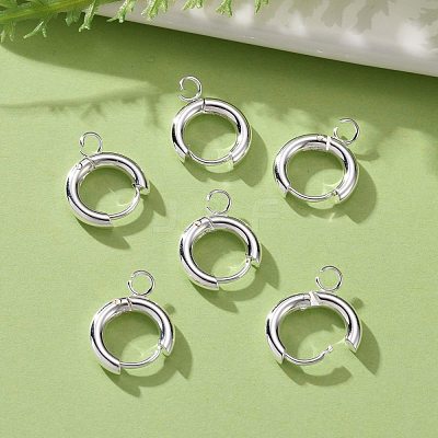 201 Stainless Steel Huggie Hoop Earring Findings STAS-P283-01A-S-1
