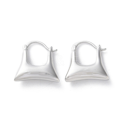 Rack Plating Brass Hoop Earrings EJEW-S241-21P-1