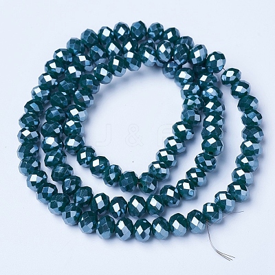 Electroplate Glass Beads Strands LS-EGLA-A034-P1mm-A14-1