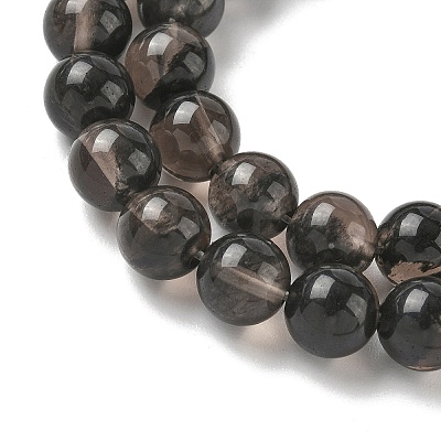 Natural Ice Obsidian Beads Strands G-P590-A03-8mm-02-1