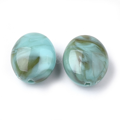 Acrylic Beads OACR-S022-29-1