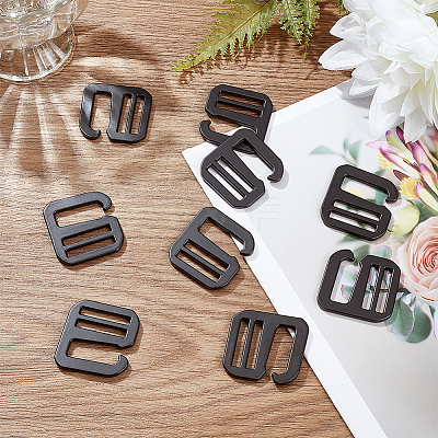 10Pcs Zinc Alloy Adjustable Buckles FIND-OC0002-03-1