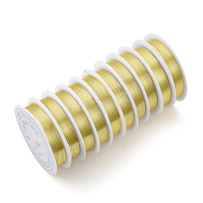 Round Copper Jewelry Wire X-CWIR-Q006-0.6mm-G-1