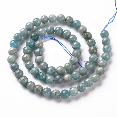 Natural Amazonite Beads Strands G-S333-6mm-005-1