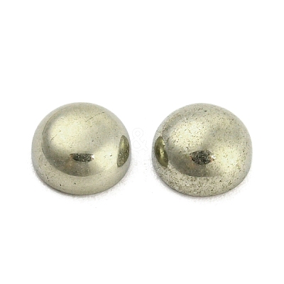 Natural Pyrite Cabochons G-G013-01A-1