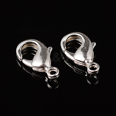 Brass Lobster Claw Clasps KK-903-S-NF-1