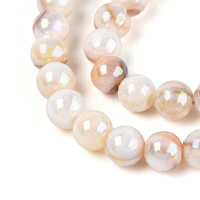 AB Color Natural Freshwater Shell Beads Strands BSHE-T014-40B-1
