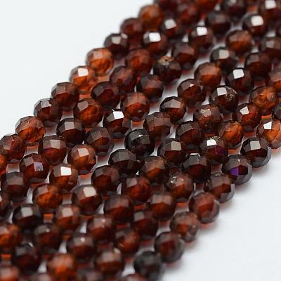 Natural Garnet Bead Strands G-G663-03-4mm-1