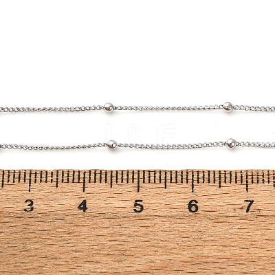 Brass Satellite Chain Necklaces MAK-L045-08P-1