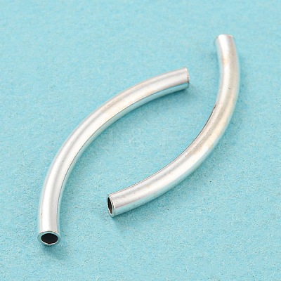 925 Sterling Silver Tube Beads STER-Q191-03C-S-1