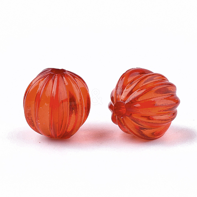 Transparency Acrylic Corrugated Beads TACR-Q266-01-1