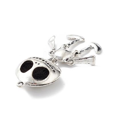 Halloween Tibetan Style Alloy Big Pendants FIND-C029-01B-AS-1