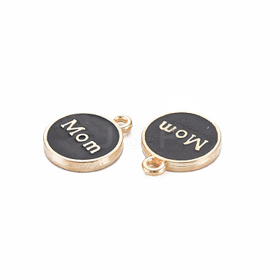 Mother's Day Alloy Enamel Charms ENAM-T016-11B-RS-1