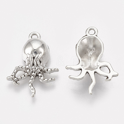 Tibetan Style Alloy Pendants TIBEP-T052-13AS-RS-1