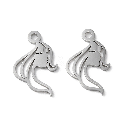 Non-Tarnish 304 Stainless Steel Pendants STAS-F300-13P-1